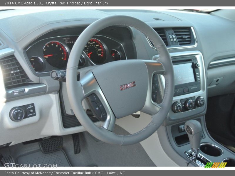 Crystal Red Tintcoat / Light Titanium 2014 GMC Acadia SLE