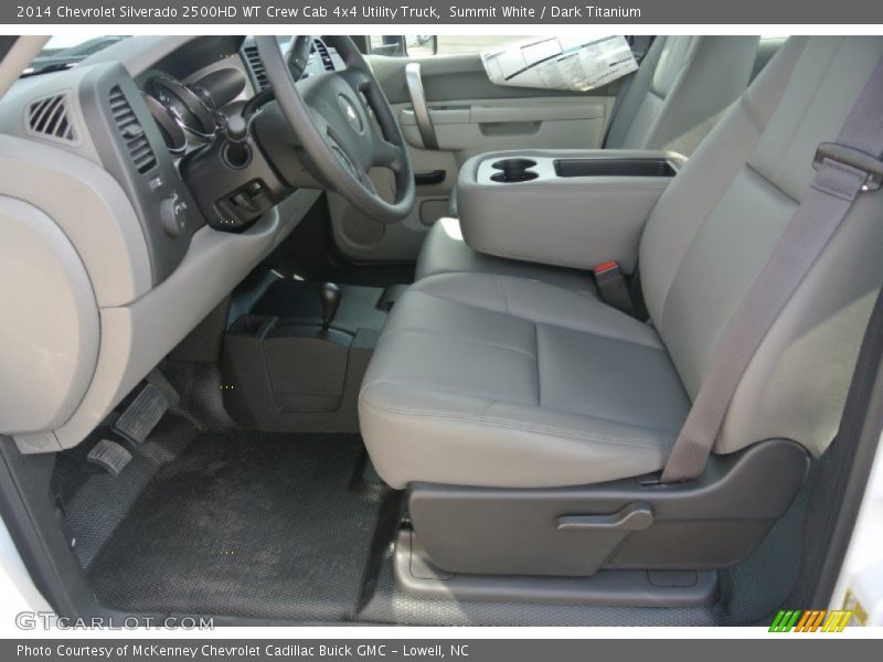 Summit White / Dark Titanium 2014 Chevrolet Silverado 2500HD WT Crew Cab 4x4 Utility Truck