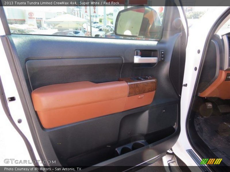 Super White / Red Rock 2013 Toyota Tundra Limited CrewMax 4x4
