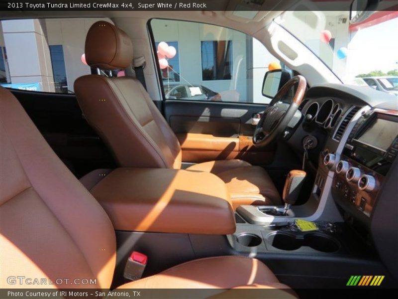 Super White / Red Rock 2013 Toyota Tundra Limited CrewMax 4x4