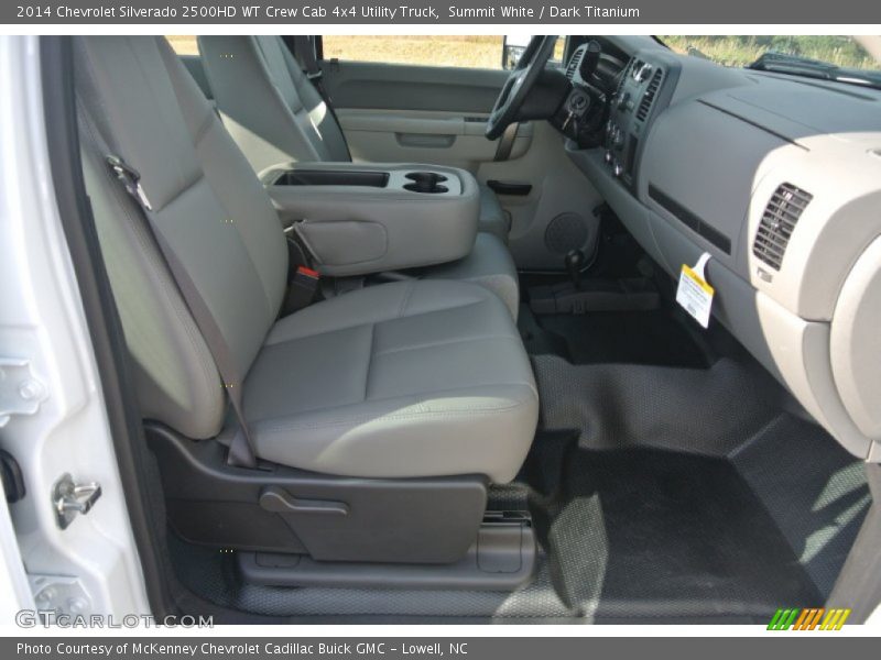 Summit White / Dark Titanium 2014 Chevrolet Silverado 2500HD WT Crew Cab 4x4 Utility Truck