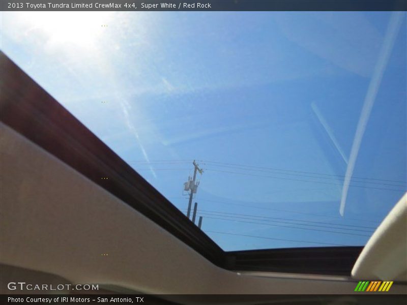 Super White / Red Rock 2013 Toyota Tundra Limited CrewMax 4x4