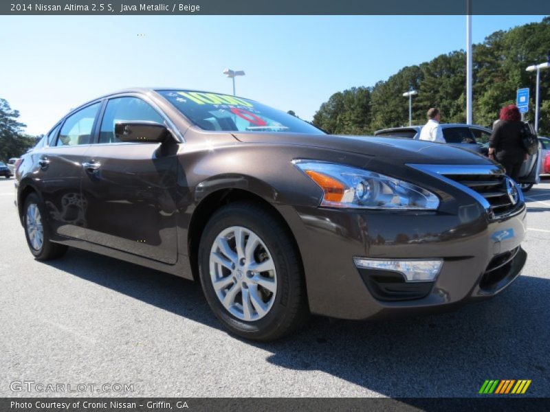 Java Metallic / Beige 2014 Nissan Altima 2.5 S