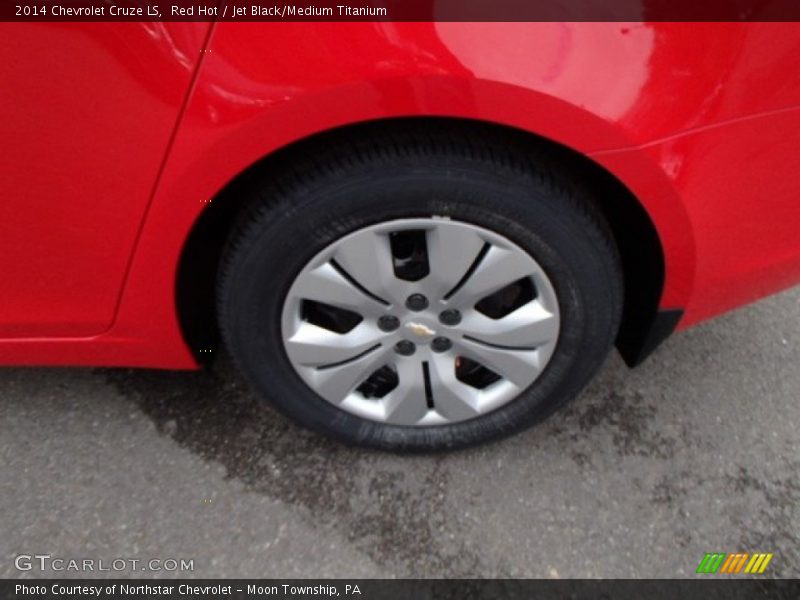 Red Hot / Jet Black/Medium Titanium 2014 Chevrolet Cruze LS