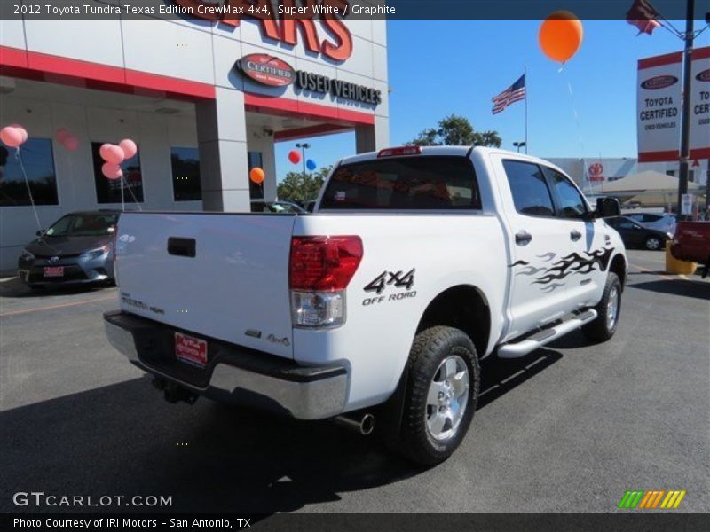 Super White / Graphite 2012 Toyota Tundra Texas Edition CrewMax 4x4