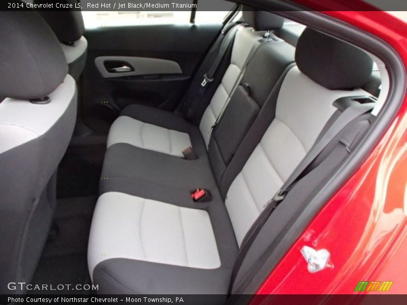Red Hot / Jet Black/Medium Titanium 2014 Chevrolet Cruze LS