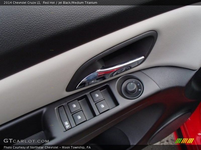 Red Hot / Jet Black/Medium Titanium 2014 Chevrolet Cruze LS