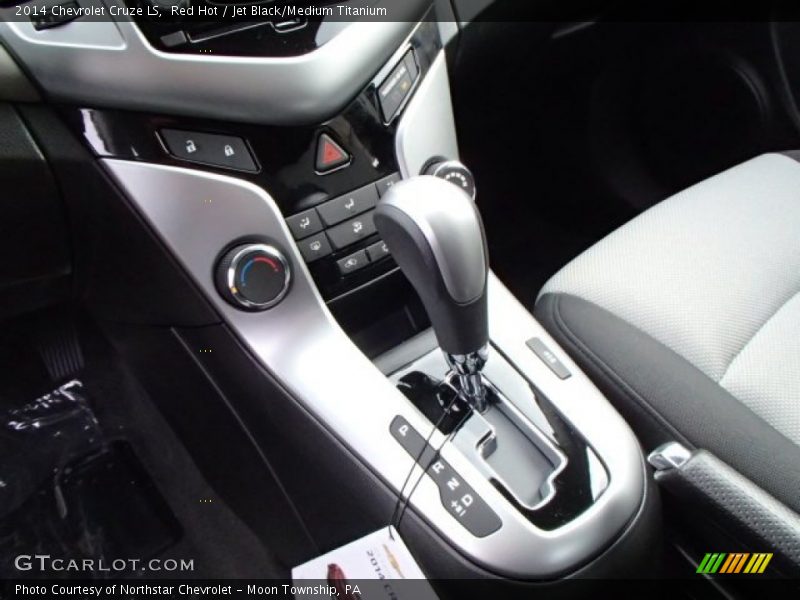 Red Hot / Jet Black/Medium Titanium 2014 Chevrolet Cruze LS