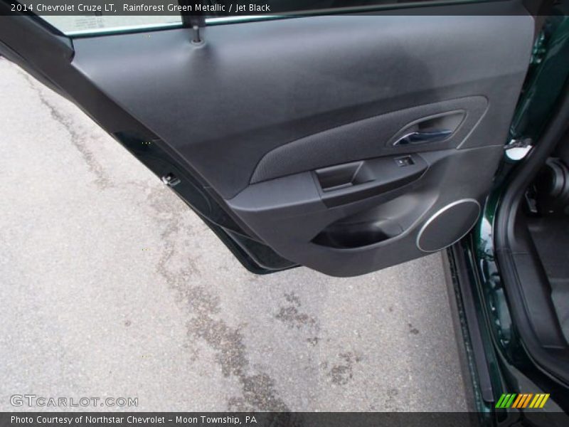Rainforest Green Metallic / Jet Black 2014 Chevrolet Cruze LT