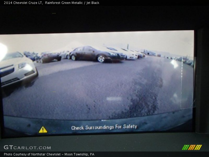 Rainforest Green Metallic / Jet Black 2014 Chevrolet Cruze LT