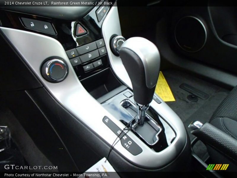 Rainforest Green Metallic / Jet Black 2014 Chevrolet Cruze LT