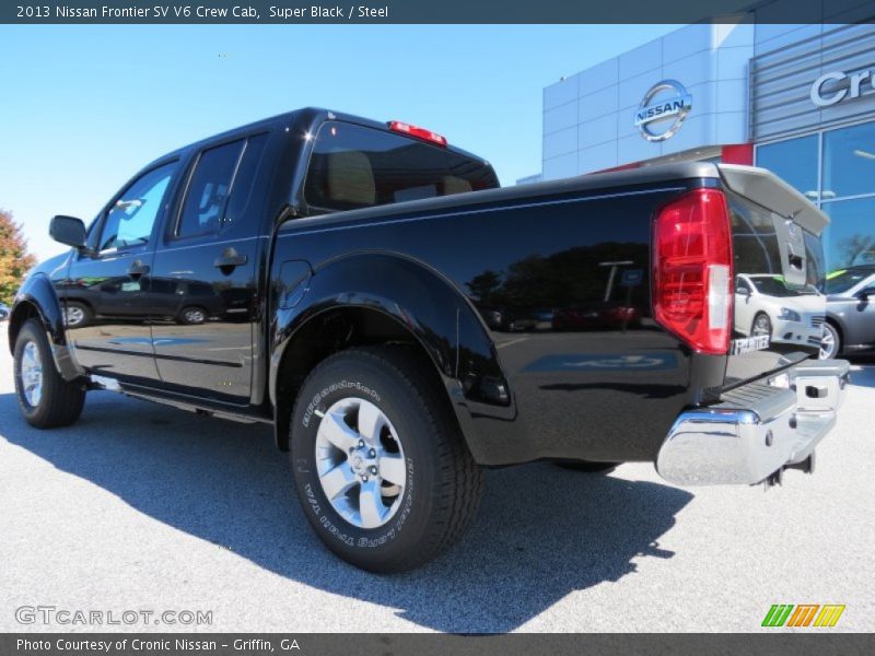 Super Black / Steel 2013 Nissan Frontier SV V6 Crew Cab