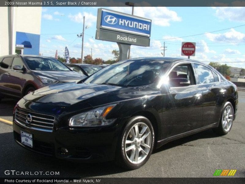 Super Black / Charcoal 2009 Nissan Maxima 3.5 S