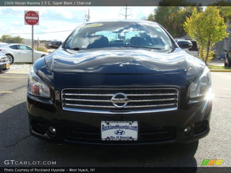 Super Black / Charcoal 2009 Nissan Maxima 3.5 S