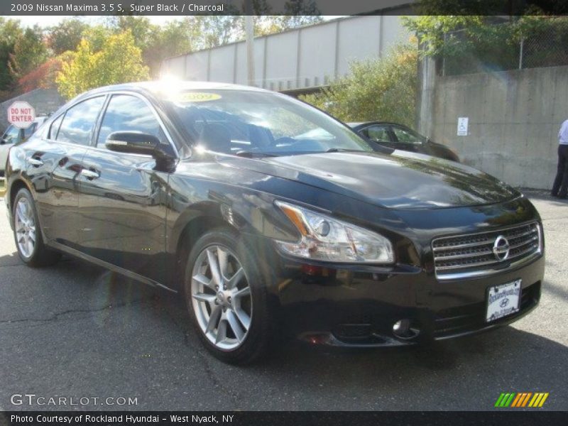 Super Black / Charcoal 2009 Nissan Maxima 3.5 S