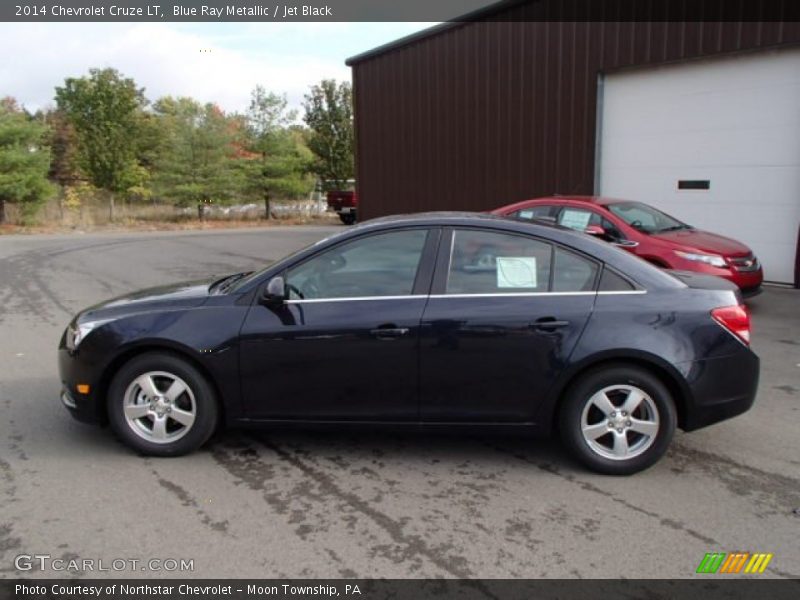 Blue Ray Metallic / Jet Black 2014 Chevrolet Cruze LT