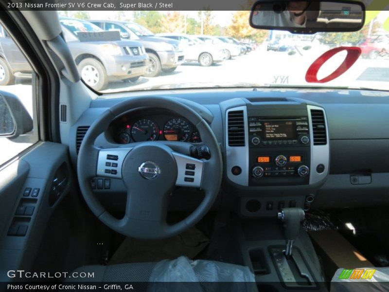 Super Black / Steel 2013 Nissan Frontier SV V6 Crew Cab