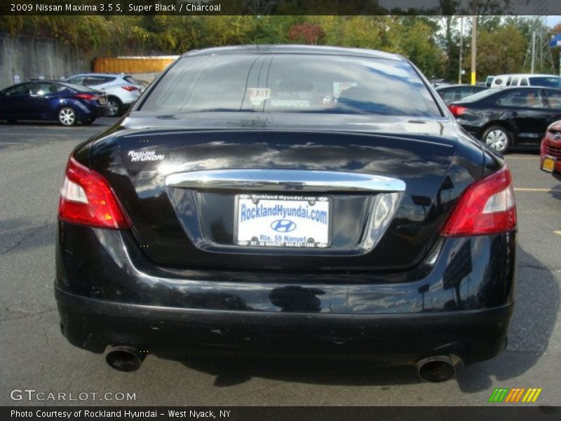 Super Black / Charcoal 2009 Nissan Maxima 3.5 S