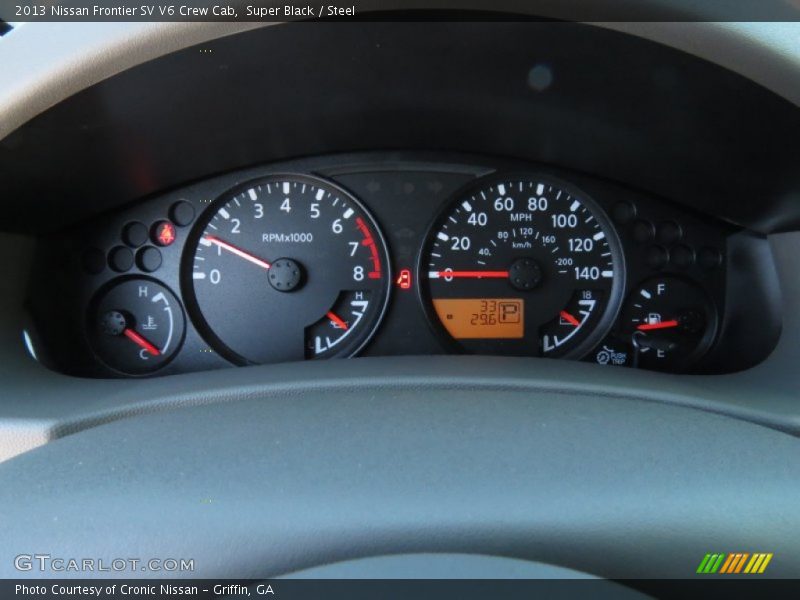 Super Black / Steel 2013 Nissan Frontier SV V6 Crew Cab