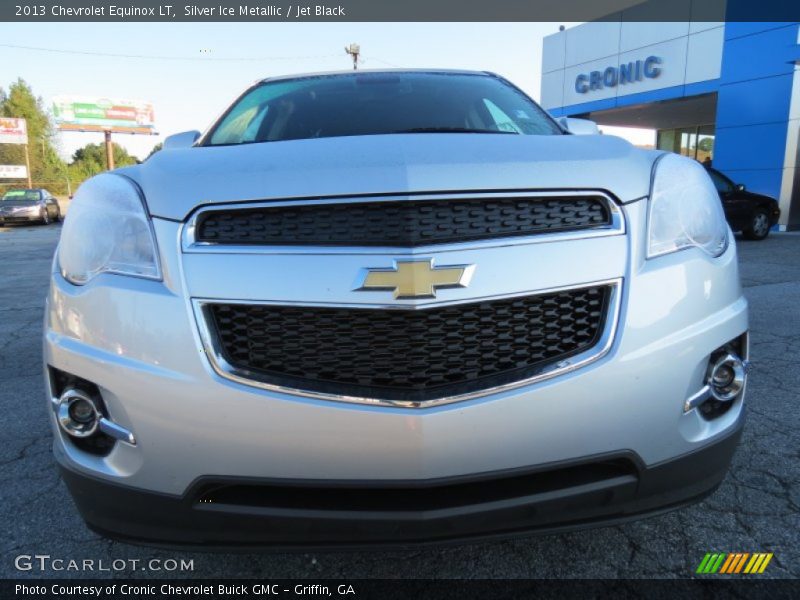 Silver Ice Metallic / Jet Black 2013 Chevrolet Equinox LT
