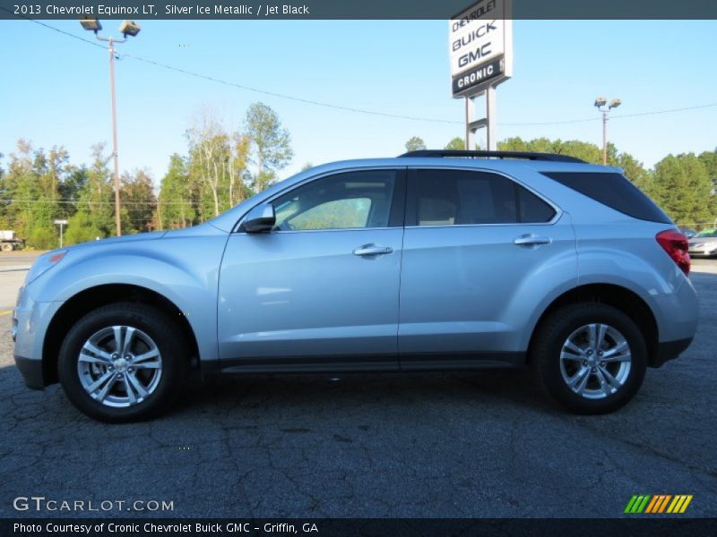 Silver Ice Metallic / Jet Black 2013 Chevrolet Equinox LT