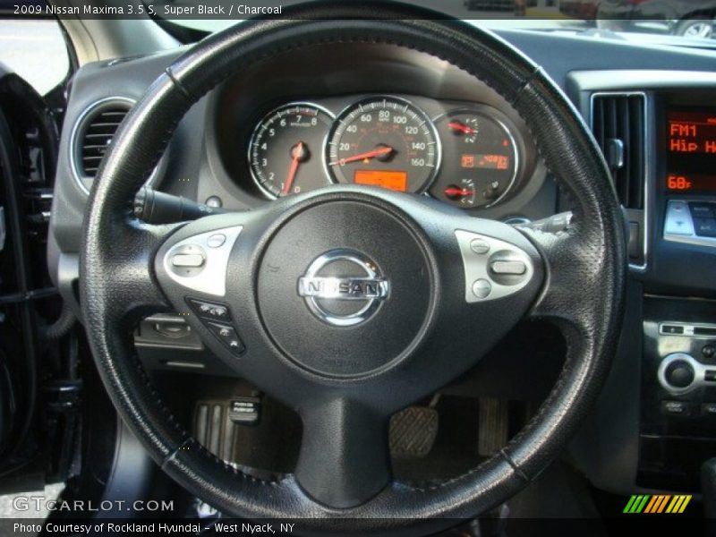 Super Black / Charcoal 2009 Nissan Maxima 3.5 S