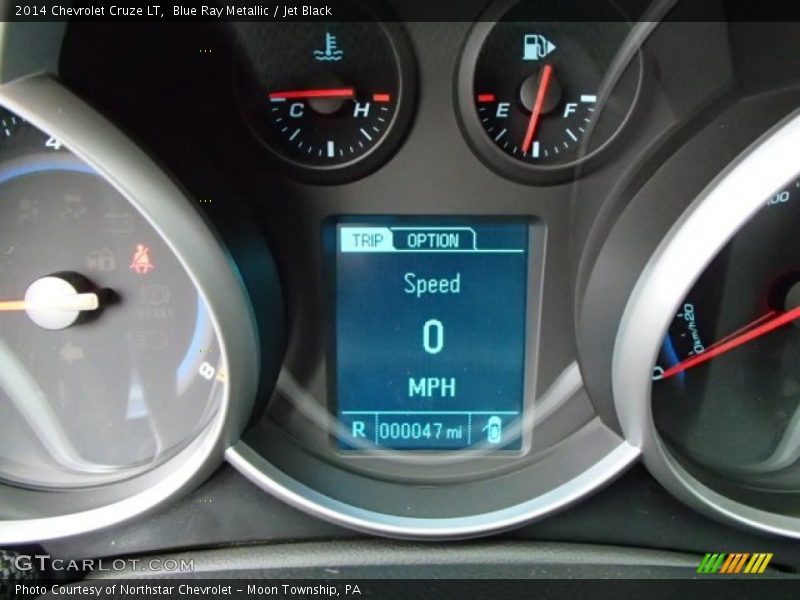 Blue Ray Metallic / Jet Black 2014 Chevrolet Cruze LT