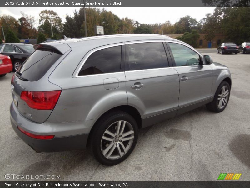 Quartz Grey Metallic / Black 2009 Audi Q7 3.6 Prestige quattro