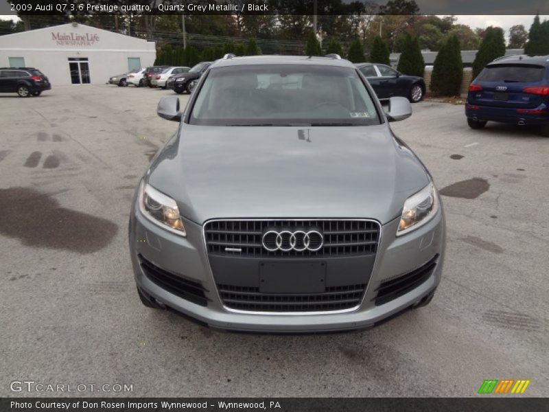 Quartz Grey Metallic / Black 2009 Audi Q7 3.6 Prestige quattro