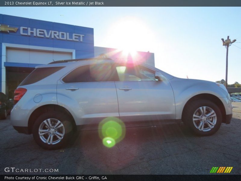 Silver Ice Metallic / Jet Black 2013 Chevrolet Equinox LT