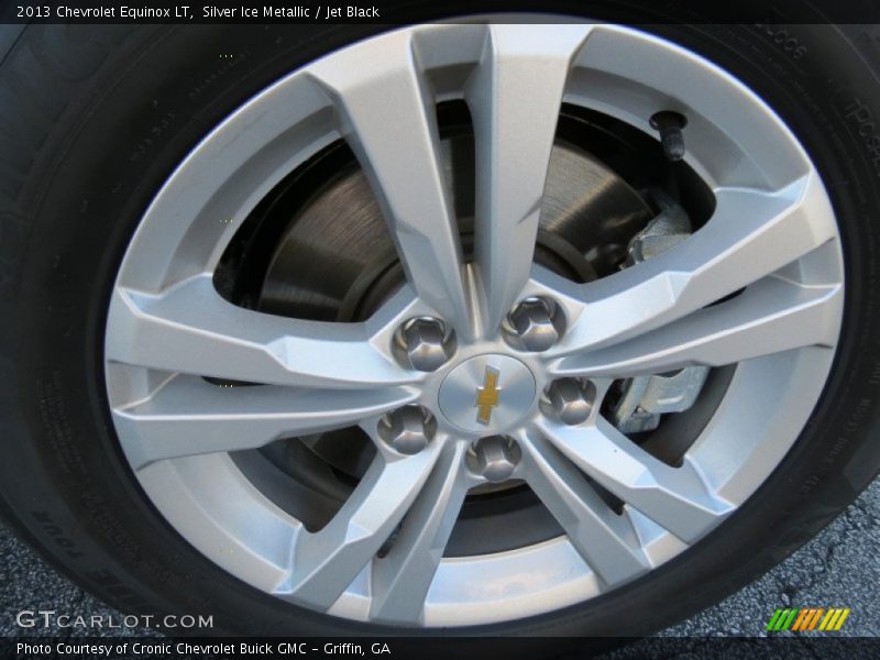 Silver Ice Metallic / Jet Black 2013 Chevrolet Equinox LT