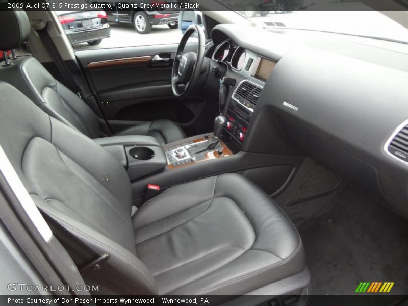 Quartz Grey Metallic / Black 2009 Audi Q7 3.6 Prestige quattro
