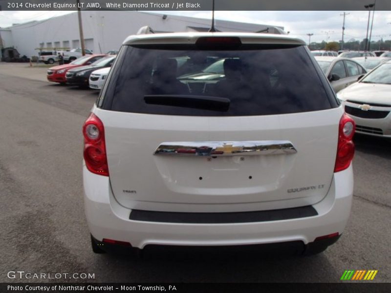 White Diamond Tricoat / Jet Black 2014 Chevrolet Equinox LT AWD