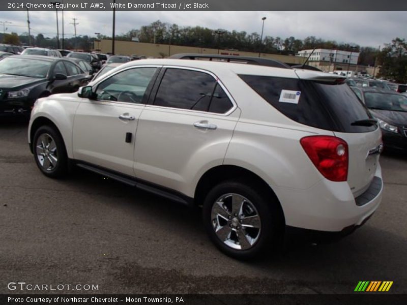 White Diamond Tricoat / Jet Black 2014 Chevrolet Equinox LT AWD