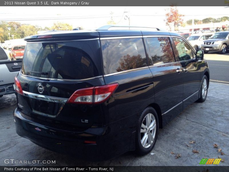 Dark Mahogany / Gray 2013 Nissan Quest 3.5 LE