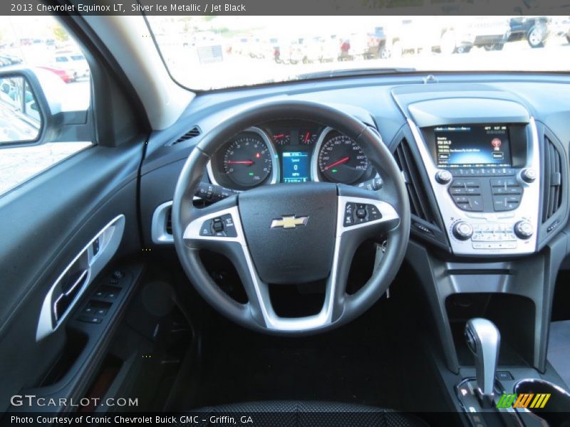 Silver Ice Metallic / Jet Black 2013 Chevrolet Equinox LT