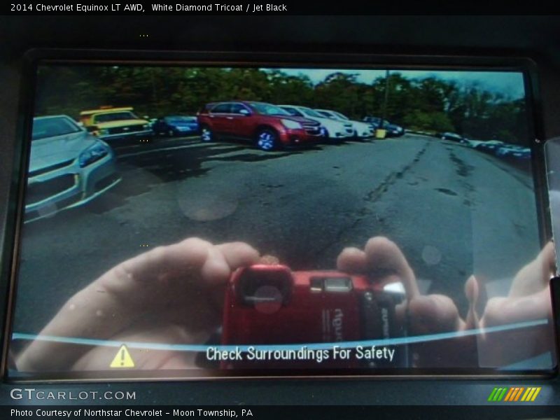 White Diamond Tricoat / Jet Black 2014 Chevrolet Equinox LT AWD