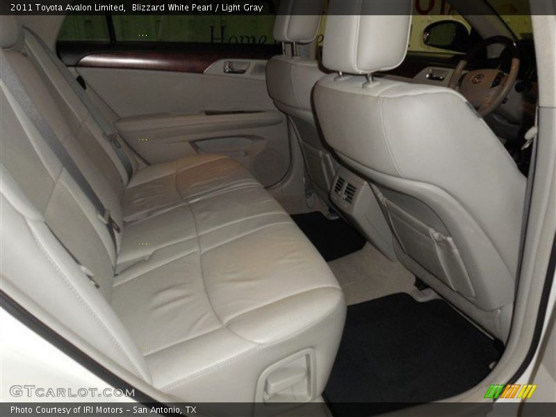 Blizzard White Pearl / Light Gray 2011 Toyota Avalon Limited