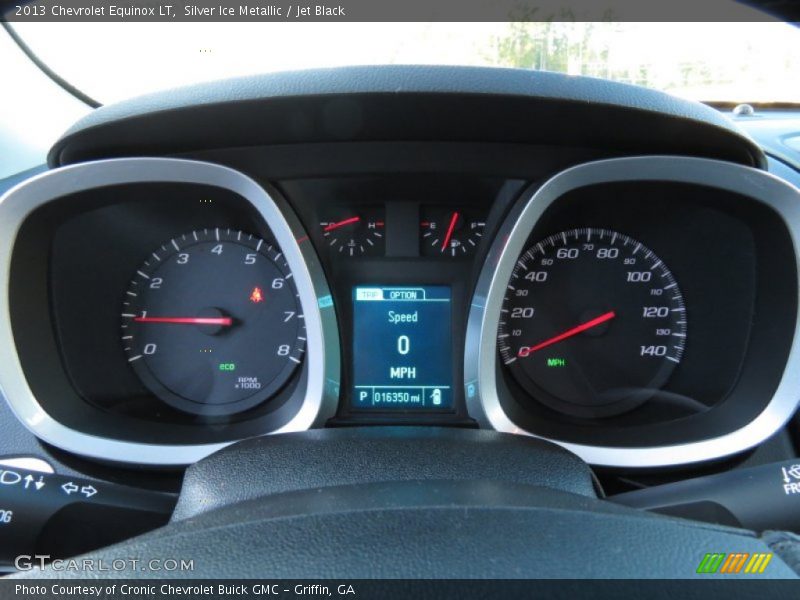 Silver Ice Metallic / Jet Black 2013 Chevrolet Equinox LT