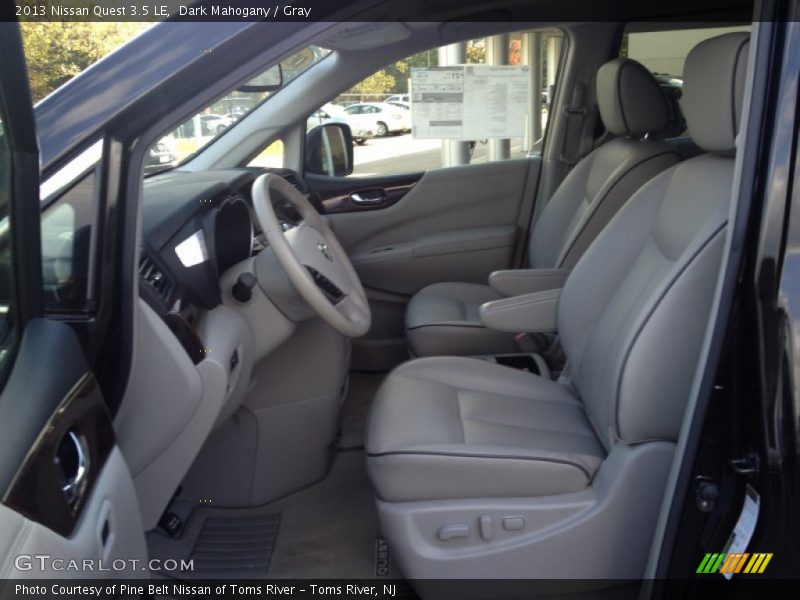 Dark Mahogany / Gray 2013 Nissan Quest 3.5 LE