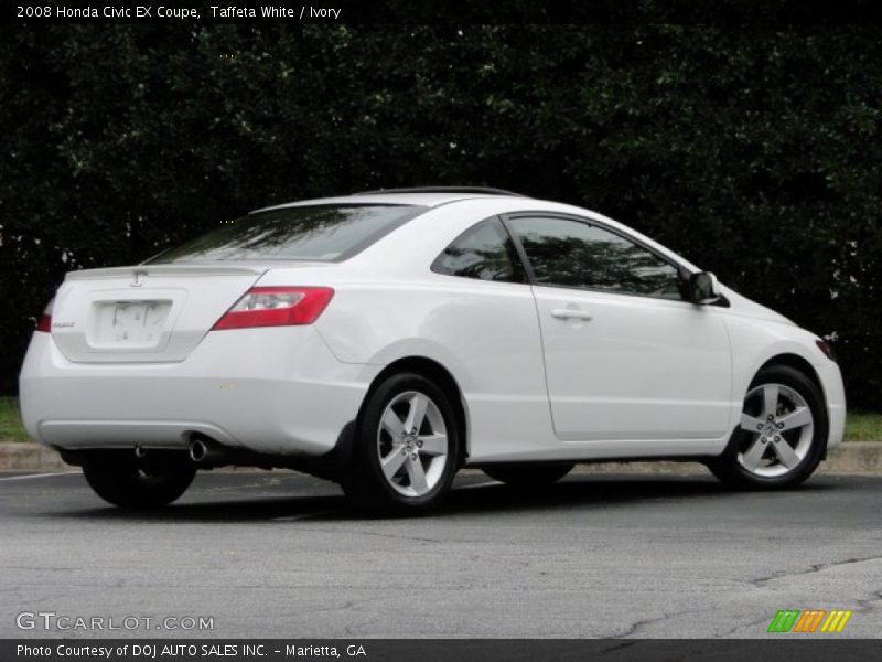 Taffeta White / Ivory 2008 Honda Civic EX Coupe