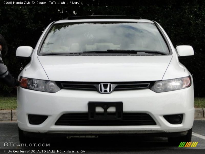 Taffeta White / Ivory 2008 Honda Civic EX Coupe