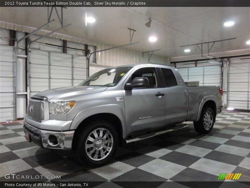 Silver Sky Metallic / Graphite 2012 Toyota Tundra Texas Edition Double Cab