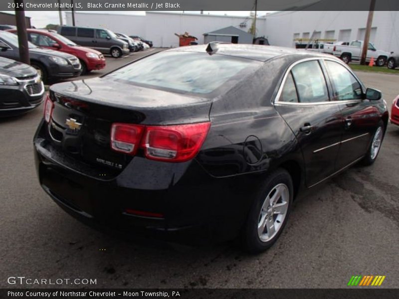 Black Granite Metallic / Jet Black 2014 Chevrolet Malibu LS