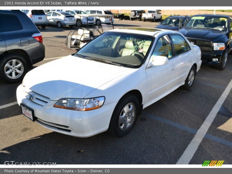 Taffeta White / Ivory 2001 Honda Accord EX V6 Sedan