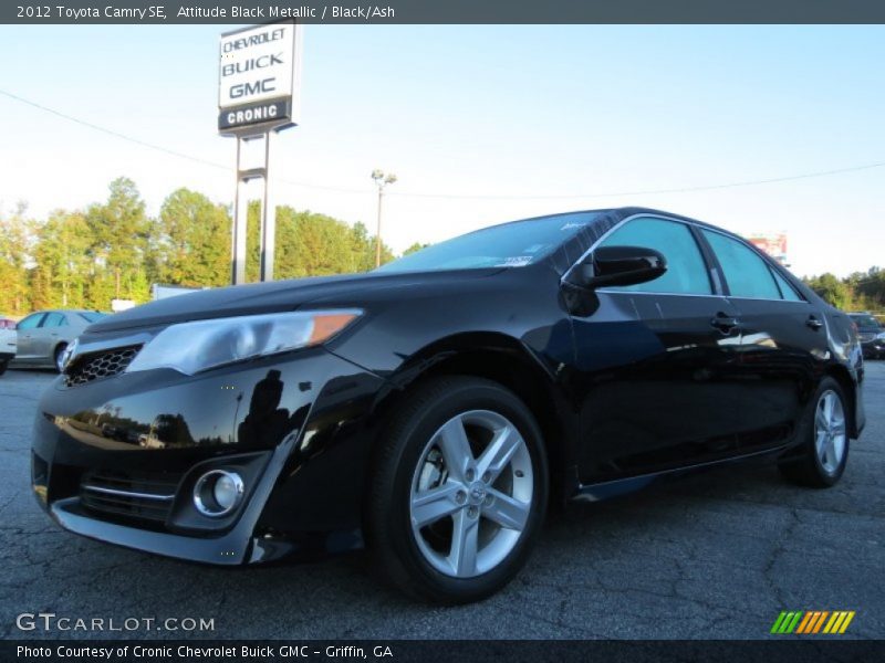 Attitude Black Metallic / Black/Ash 2012 Toyota Camry SE