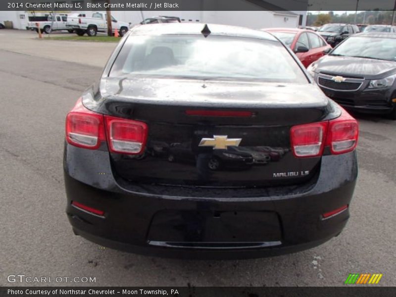 Black Granite Metallic / Jet Black 2014 Chevrolet Malibu LS