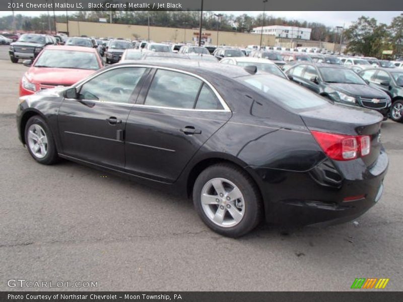 Black Granite Metallic / Jet Black 2014 Chevrolet Malibu LS