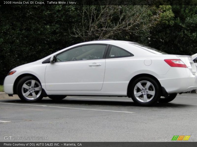 Taffeta White / Ivory 2008 Honda Civic EX Coupe