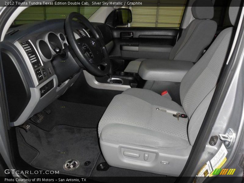 Silver Sky Metallic / Graphite 2012 Toyota Tundra Texas Edition Double Cab